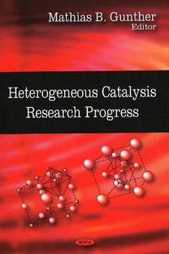 portada heterogeneous catalysis research progress (en Inglés)