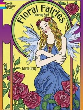 portada Floral Fairies Coloring Book (Dover Coloring Books)