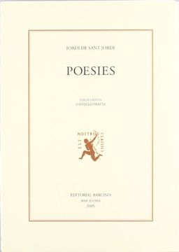 portada Poesies - Jordi de Sant Jordi (en Catalá)