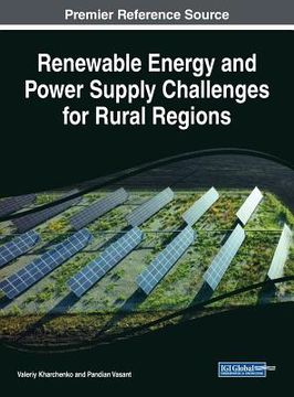 portada Renewable Energy and Power Supply Challenges for Rural Regions (en Inglés)