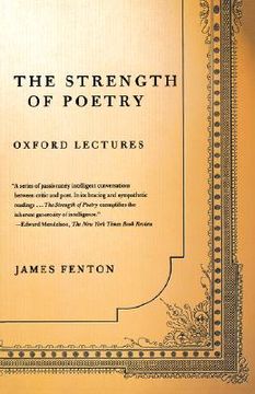 portada the strength of poetry: oxford lectures