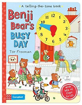 portada Benji Bear's Busy day (Telling-The-Time Book) (en Inglés)