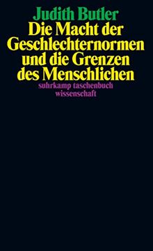 portada Die Macht der Geschlechternormen und die Grenzen des Menschlichen (Suhrkamp Taschenbuch Wissenschaft) (in German)