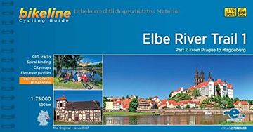 portada Bikeline Elbe River Trail 1: Part 1: From Prague to Magdeburg 500 km Route description in both directions (en Inglés)