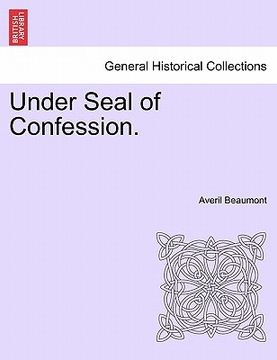 portada under seal of confession. (en Inglés)