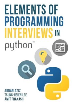 portada Elements of Programming Interviews in Python: The Insiders'Guide (en Inglés)