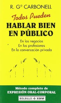 portada Todos Pueden Hablar Bien en Publico (in Spanish)