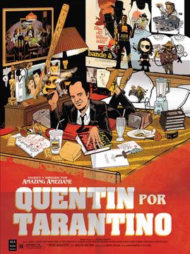 portada Quentin Por Tarantino: La Novela Gráfica Inspirada En La Vida de Quentin Tarantino