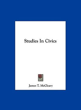 portada studies in civics (en Inglés)