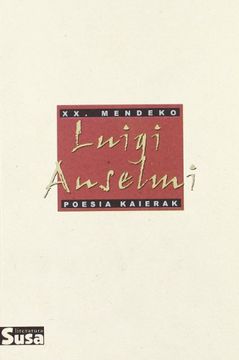 portada Luigi Anselmi - Xx. Mendeko Poesia Kaierak (in Basque)