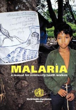 portada malaria: a manual for community health workers (en Inglés)