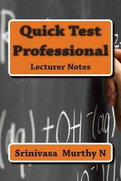 portada Quick Test Professional: Lecturer (in English)