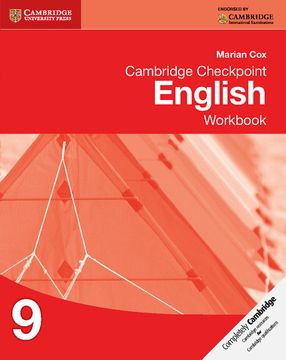 portada Cambridge Checkpoint English Workbook 9 (Cambridge International Examinations) (in English)