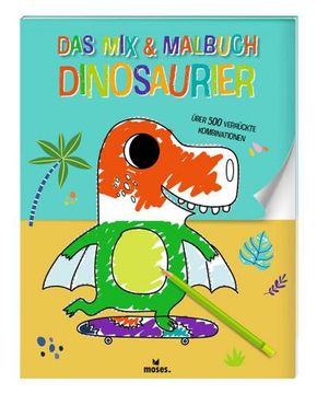 portada Das mix & Malbuch Dinosaurier (en Alemán)