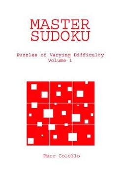 portada master sudoku: puzzles of varying difficulty, volume 1 (en Inglés)