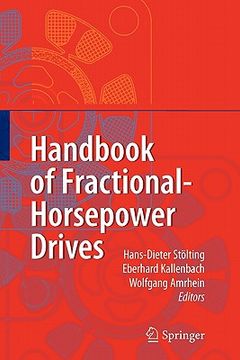 portada handbook of fractional-horsepower drives (en Inglés)