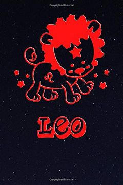 portada My Cute Zodiac Sign leo Not: Kids Astrology Drawing pad - 120 Pages, Blanc dot Grid, 6" x 9" - Horoscope Notepad, Diary 