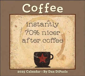 portada Coffee 2025 Deluxe Wall Calendar (en Inglés)
