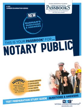 portada Notary Public (C-531): Passbooks Study Guide Volume 531