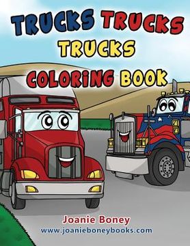 portada Trucks Trucks Trucks Coloring Book (in English)