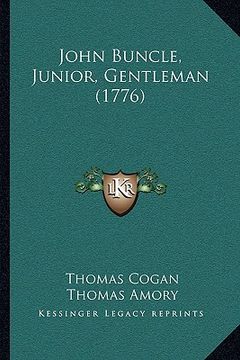 portada john buncle, junior, gentleman (1776) (en Inglés)