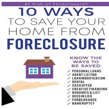 portada 10 Ways to Save Your Home From Foreclosure (en Inglés)