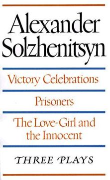 portada three plays: victory celebrations, prisoners, the love-girl and the innocent