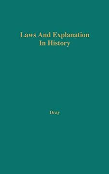 portada Laws and Explanation in History (in English)