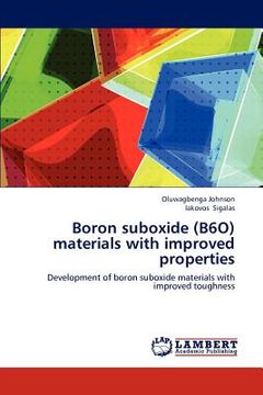 portada boron suboxide (b6o) materials with improved properties