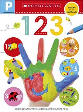 portada Pre-K Skills Workbook: 123 (Scholastic Early Learners) 