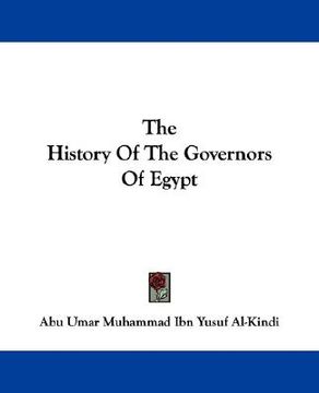 portada the history of the governors of egypt (en Inglés)