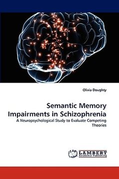 portada semantic memory impairments in schizophrenia (in English)
