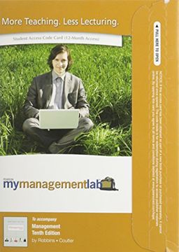 portada Mylab Management With Pearson Etext -- Access Card -- for Management (in English)