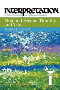 portada first and second timothy and titus (in English)