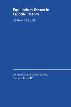 portada Equilibrium States in Ergodic Theory Paperback (London Mathematical Society Student Texts) (in English)