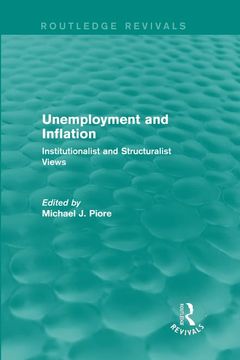 portada Unemployment and Inflation (Routledge Revivals) (en Inglés)