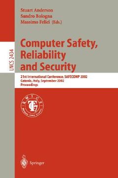 portada computer safety, reliability, and security (in English)