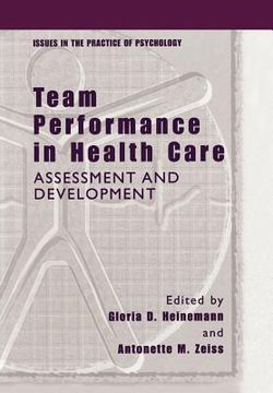 portada team performance in health care: assessment and development (en Inglés)