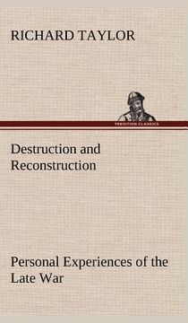 portada destruction and reconstruction: personal experiences of the late war