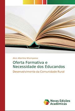 portada Oferta Formativa e Necessidade dos Educandos (en Portugués)