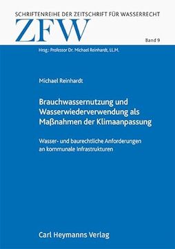 portada Brauchwassernutzung und Wasserwiederverwendung als Maßnahmen der Klimaanpassung (in German)