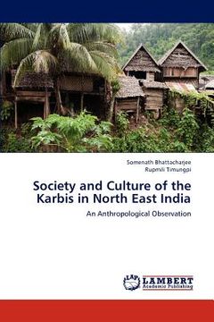 portada society and culture of the karbis in north east india (en Inglés)
