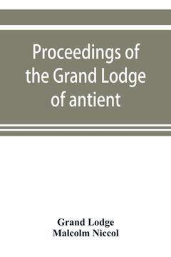 portada Proceedings of the Grand Lodge of antient free and accepted masons of New Zealand, for the year 1907-8 (en Inglés)