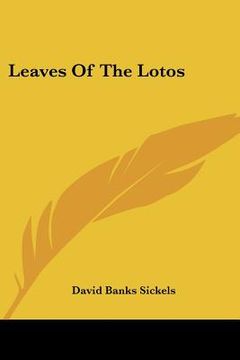 portada leaves of the lotos