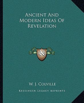 portada ancient and modern ideas of revelation (in English)