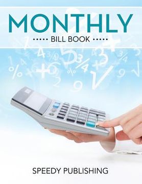 portada Monthly Bill Book (en Inglés)