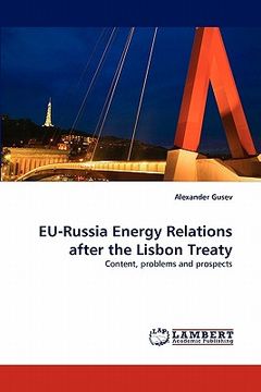 portada eu-russia energy relations after the lisbon treaty (en Inglés)