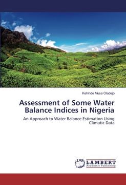 portada Assessment of Some Water Balance Indices in Nigeria: An Approach to Water Balance Estimation Using Climatic Data
