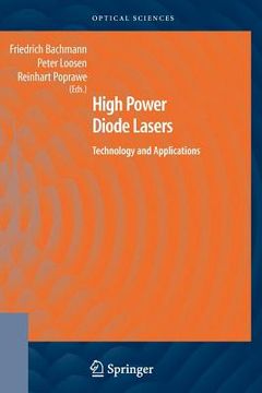 portada high power diode lasers: technology and applications (en Inglés)