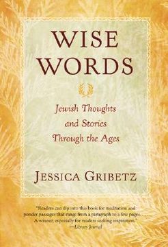 portada wise words: jewish thoughts and stories through the ages (en Inglés)